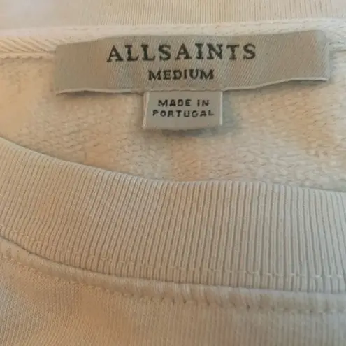 All Saints lo sweat sweatshirt bone