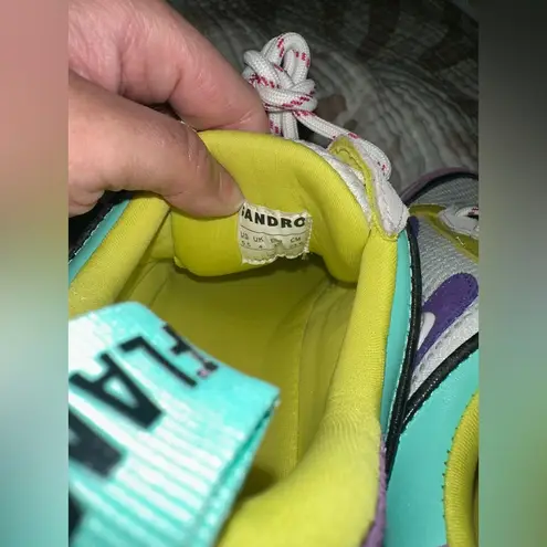 Sandro NEW Flame Trainer Sneakers Multicolor Suede Sold OUT Online