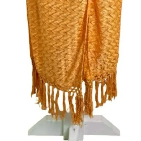 Ramy Brook Gaia Metallic Faux Wrap Boho Maxi Skirt Coverup Size XL NWT