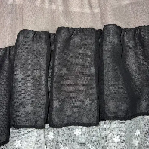 Bellamie Boutique Sweater with Sheer & Lace Layers