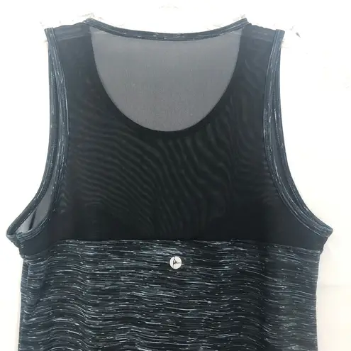 l*space 90 Degree by Reflex -Dye Black Mesh Tank Top Size XS Athleisure Wear