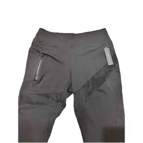 Tahari Sport Women's Black Active Leggings w/ Panels 2X Sporty Activewear NEW