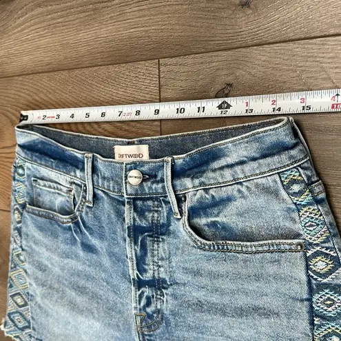 Driftwood Goldie High Rise Stretch Jean Shorts Size 26