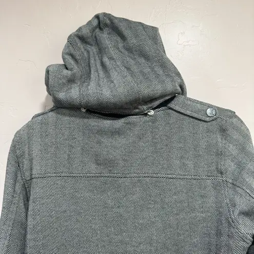 Roxy  Jacket Full Zip Jacket Collared Jacket Snap On Jacket Blue Black Womens Med - Image 4