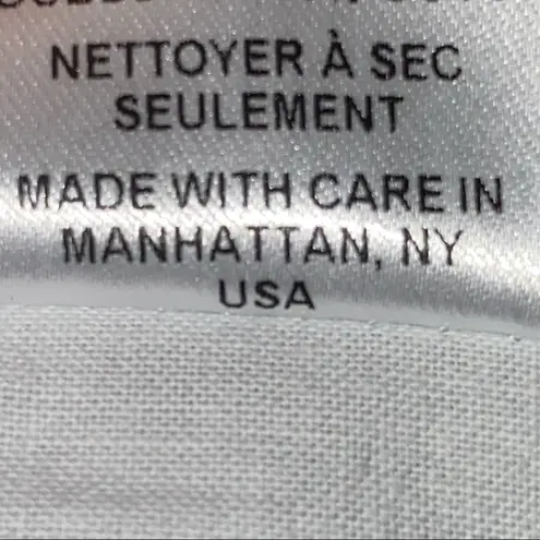 WHIT Textured Asymmetrical Striped Skirt Size 4 White