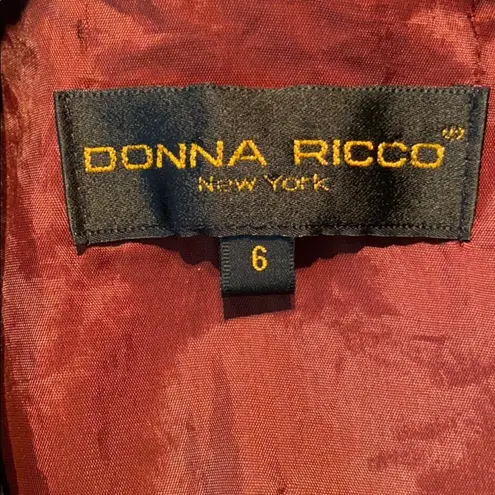 Donna Ricco Classy Brown Fully Lined Blazer