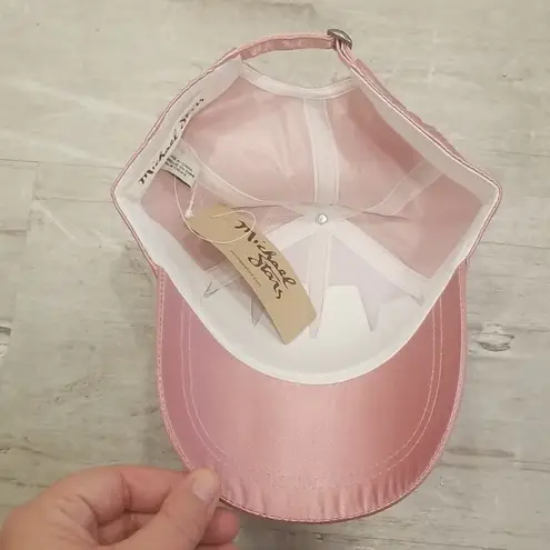 Michael Stars ππ Satin Dreams Baseball Cap ~ Pink NWT