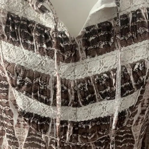 Haute Hippie BoHo style bell like sleeve top