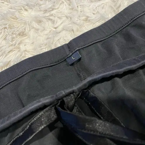 Brooks Brothers 1818 Women's Large Black 100% Cotton Pima Pajama Set Super Soft