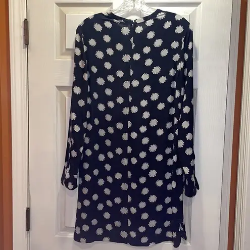 Equipment Spotted Daisy Owen Dress in Peacoat