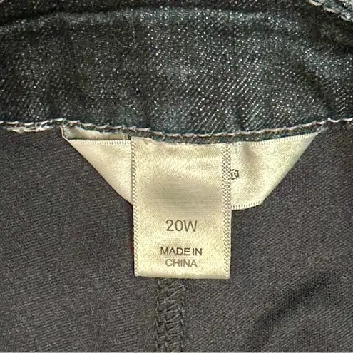 cj banks Preppy Blue Jeans Denim Skort Skirt Women Sz 20W Casual Western Cowgirl