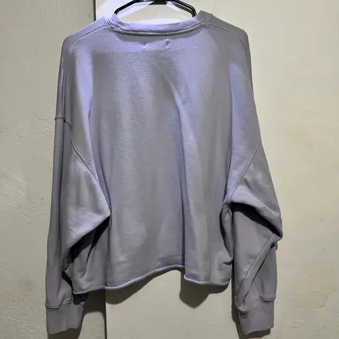 Oak + Fort Cropped Knit Sweater Shirt Crewneck Ladies Small Oversized