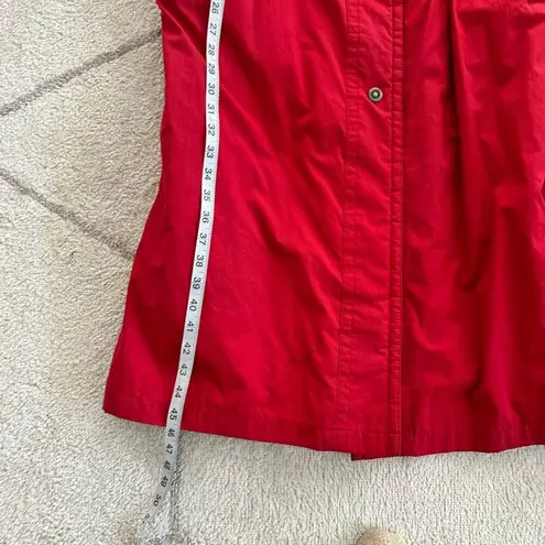 Fleet Street Vintage 90s Red Full-Length Insulated & Belted Winter Coat Sz 10