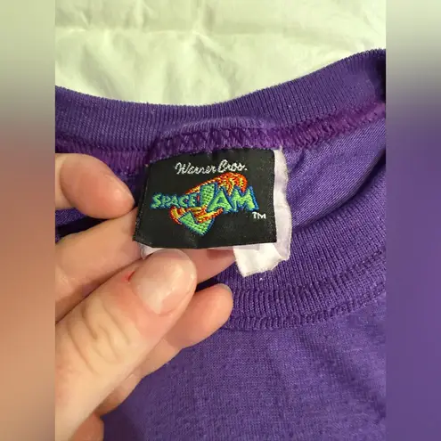 Vintage Looney Tunes Space Jam Purple T