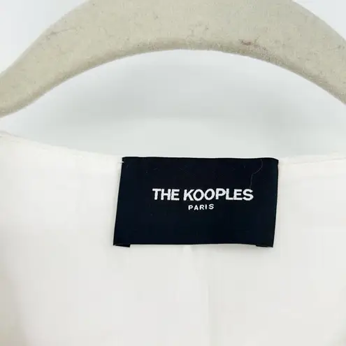 The Kooples Womens Cottagecore Soft Girl Lace Trim Cotton Mini Dress Size 0