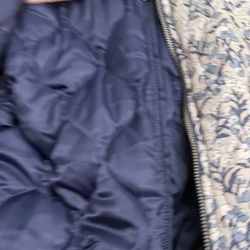 Bagatelle Blue & White Floral Bomber Jacket