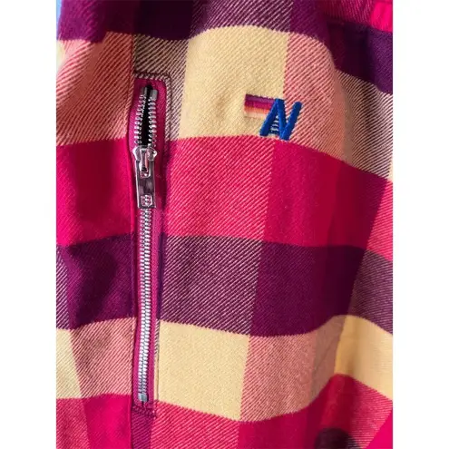 Aviator Nation Unisex XL Plaid Lounge Pants Flannel Relaxed Fit in Red