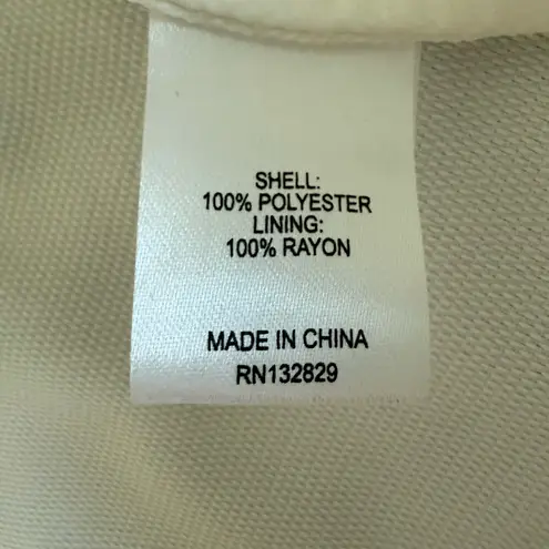 L'Academie The Aeris Crop Top White Front Tie Closure Medium M NEW