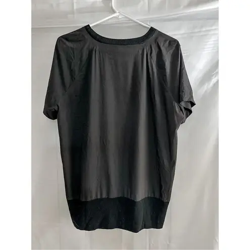 Athleta  black sweat control top