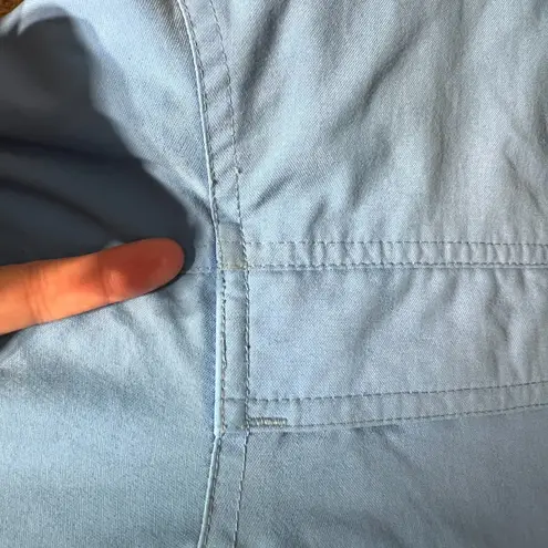 Obermeyer Jacket Womens 10 Blue Stabilizer II Winter Ski Snow Hooded Full Zip