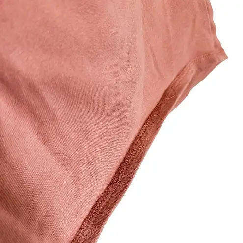 Vuori Sunnyside Pull On Cotton Drawstring Relaxed Mini Shorts Burnt Clay Large