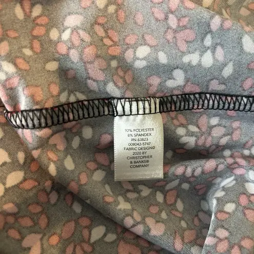 CJ Banks Christopher & Banks Size 2X Jersey Maxi Skirt Black Red Pink Heart