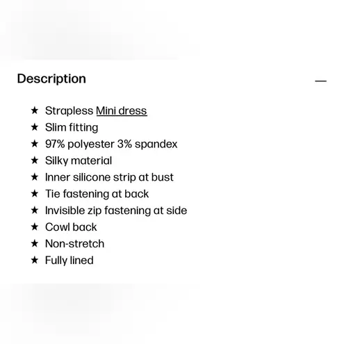 Princess Polly  Shaya Strapless Mini Dress in White Size 4