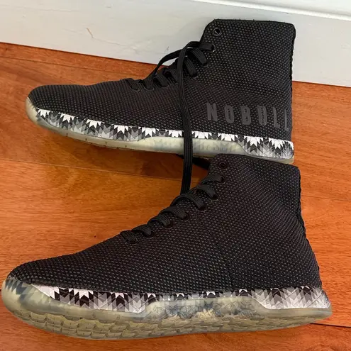 Nobull  Superfabric High Top Sneaker Shoes Black Unisex Men 6 Women 7.5 No Bull