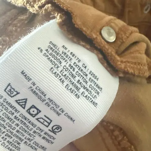 Pilcro and the Letterpress High Rise Skinny Brown Corduroy Pants