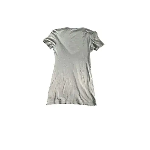 James Perse Standard SignetGreen Deep V Neck Short Sleeve T Shirt Size