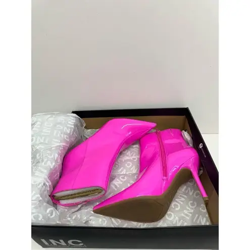 INC International Concepts Boots Size 6.5 Pink Pointed Toe Stiletto Heels