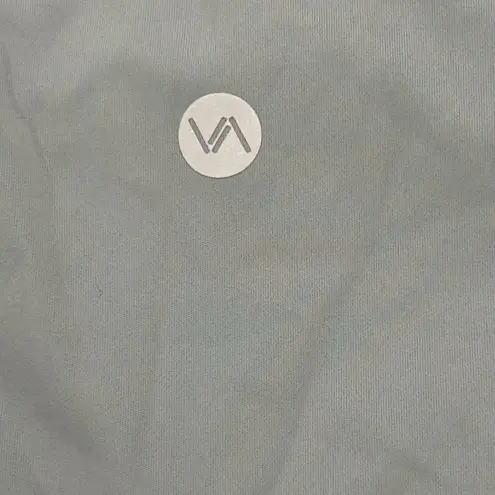 VIODIA WOMENS Small PULL ON JOGGERS ATHLEISURE BLUE GRAY BANDED BOTTOM POCKETS