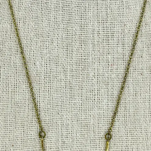 Gold Tone Dainty Chain Link Snowflake Star Pendant Necklace