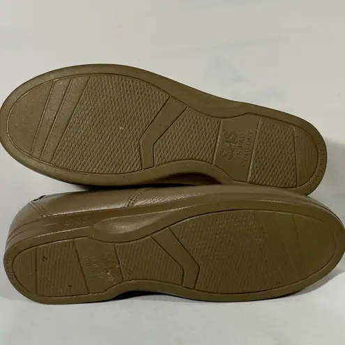 SAS LEATHER LACE UP WOMEN OXFORD SHOE TRIPAD COMFORT HEEL STEP COMFORT BEIGE 6WW Size undefined