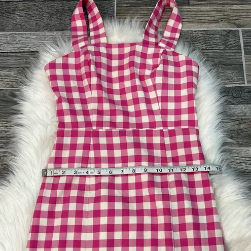 Finders Keepers NWT Pink Gingham Midi Dress