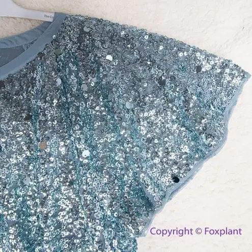 City Chic New! Sparkle Joy Sequin Party Deess - Topaz, size 12