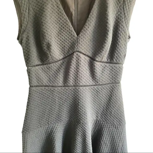 Rebecca Taylor - Taylor Dress Mini Cap Sleeve Pointelle 4 Black