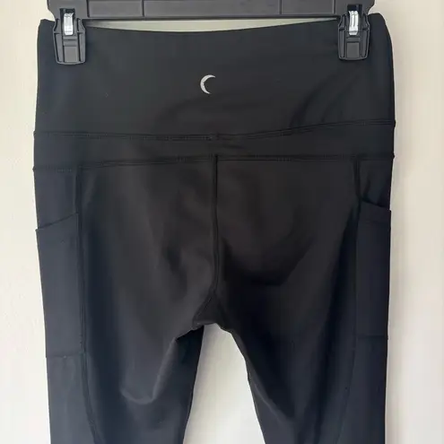 Zyia Active Black Ankle Leggings Workout Athleisure Activewear Gym Pockets