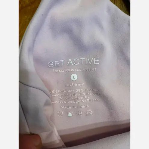 Set Active Luxform® Sports Bra in Petal Pink Size L