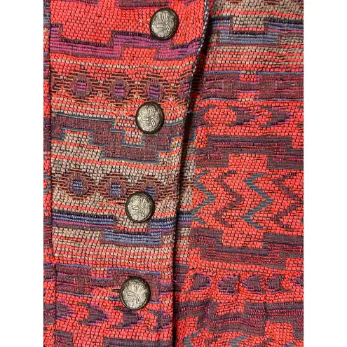 Arrata Silent Journey Blazer Jacket Pink Size Small NWT Embroidered Peplum