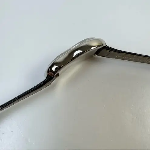 Salvador Dali Exaequo SoftWatch 92008 Silver Melting Clock Leather Rare Watch