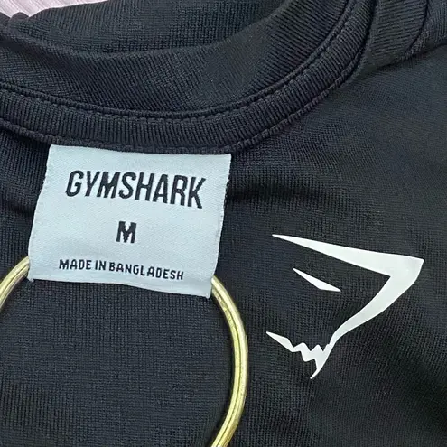 Gymshark  B1A6Y Black Short Sleeve Training T- Shirt Size M