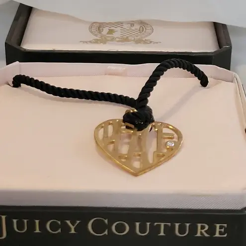Juicy Couture  Monogram Peace Rope Necklace