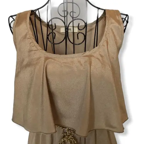 Issi Sleeveless Belted Mini Dress Size Small