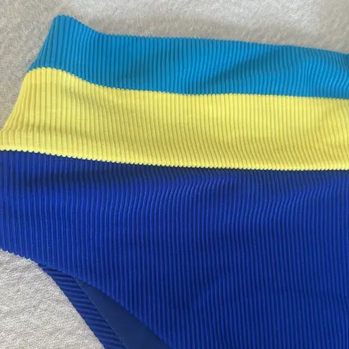 Beach Riot  Heidi Bottom Riviera Colorblock, Size Large, $98