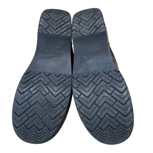 Dansko Womens Clogs Shoes Size 39 Purple Leopard Print Professional Nursing