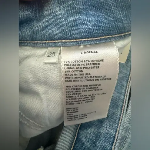 L'Agence L’AGENCE High-Rise Flare Jeans in Light Wash – Size 25