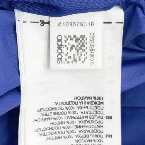 Stella McCartney Adidas Womens Puffer Coat Large Retro Sporty Ski Cozy Street Blue