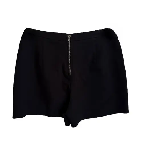 Abercrombie & Fitch Abercrombie‎ & Fitch Womens Skort Sz 2 Skirt Shorts Black Asymmetrical Diagonal - Image 3