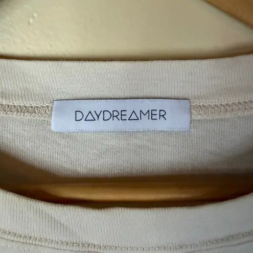 Daydreamer  Def Leppard Leopard Graphic Long Sleeve Crop Top Tee Size Medium Boho - Image 3